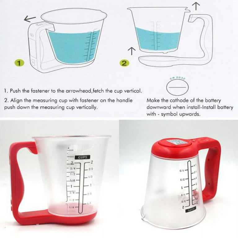 Kitchen Gadget: Digital Kitchen Food Scale and Measuring Cup