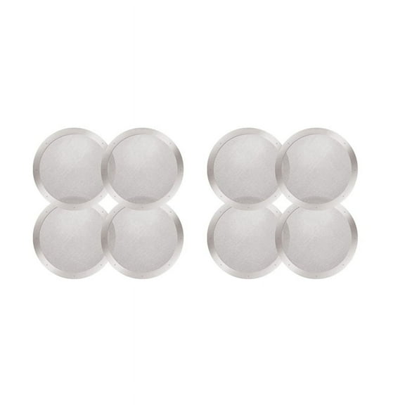 8-Pack Reusable Stainless Steel Filters for Coffee Makers
