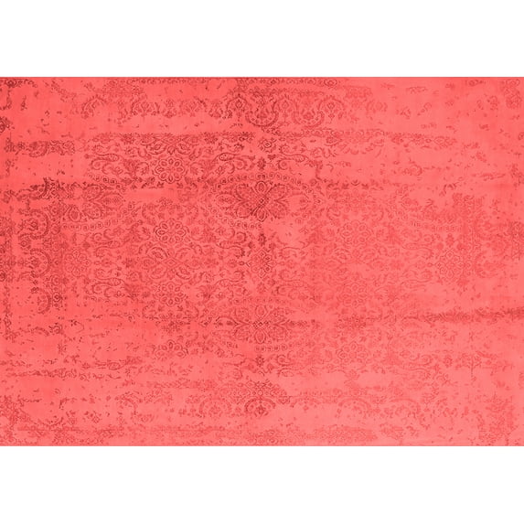 Ahgly Company Indoor Rectangle Oriental Red Industrial Area Rugs, 5' x 8'