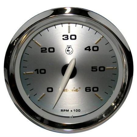 FARIA KRONOS 4" TACHOMETER 6000 RPM GAS INBOARD & I/O