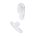 thumbnail image 2 of Soft elliptical silicon nose pad for glasses (transparent, 5 pairs), 2 of 5
