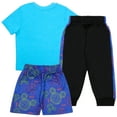 thumbnail image 2 of Disney Mickey Mouse 28 T-Shirt Boys Sweatpants Athletic Shorts 3-Piece Set for Kids and Toddlers (Size 2T-4T), 2 of 11