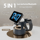 thumbnail image 2 of cargador Inalámbrico 5 En 1 : Compatible Con iPhone 16/15/14/13/12, Iwatch Y AirPods Xtellar negro, 2 of 4