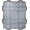 Mist Gray, variant on NurtureCare Positioning Bed Pad with Handles, 3-Layer Nylon, Washable, 48" x 40", Lake Blue