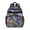 Colorful Tropical Leaf, variant on Colorful Tie Dye Pattern Backpack for School,Cute School Bag,Schoolbag with Adjustable Shoulder Straps & Padded Back,15.25"x11.5"x5.25"