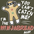 thumbnail image 3 of CafePress - Ninjabread Man Dark T Shirt - Men's Classic Graphic Cotton T-Shirt, 3 of 4