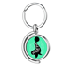 thumbnail image 1 of Llavero de Metal Unbranded Sello Negro Animal Silueta Natural, 1 of 2