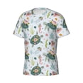 thumbnail image 3 of Rocae Turtle and Sea Life for Men's Moisture-Wicking Crew Tee - T-Shirt for Sports, Outdoor Activities, and Casual WearXX-Large, 3 of 9