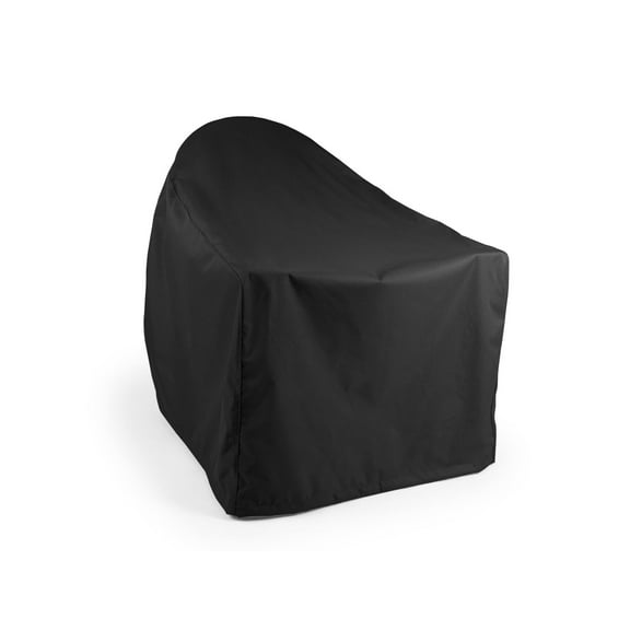Covermates Ultima Outdoor Adirondack Chair Cover – 600D Heavy-Duty Waterproof Polyester Patio Chair Protector with Drawcord Hem, Buckle Straps & Covered Mesh Vent, 32W x 34D x 38H, Ripstop Black