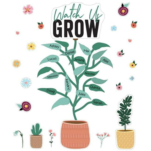 Carson Dellosa Education CD-110563 Grow Together Watch Us Grow Bulletin Board Set