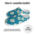 thumbnail image 6 of Kdxio Daisies Flowers Women's Men's Slippers Plush Slip-On House Slipper for Winter Indoor Soft Cushion Non-slip Fluffy Slides Slippers-35/36, 6 of 7