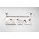 thumbnail image 3 of Esatto®set De 5 Accesorios Baño Cuadrados Acero Inox Ac-059 ESATTO Paquete de accesorios para baño, 3 of 3