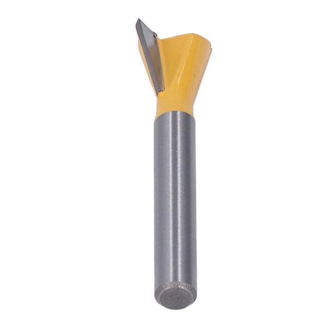 Broca Para Enrutador De Carpintería, Broca De Cola De Milano Precisa, Aleación De Tungsteno, Profundidad Ajustable, Biseles De Corte Resistentes Al Desgaste Para Uso Industrial ANGGREK Otros