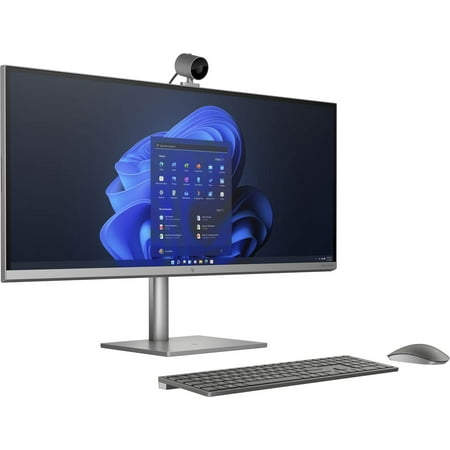 HP Envy 34 Desktop 4TB SSD 64GB RAM GeForce RTX (Intel Core i9-11900K Processor Turbo Boost to 5.30GHz, 64 GB RAM, 4 TB SSD, 34" 5K WUHD (5120 x 2160), Win 11 Pro) PC Computer All-in-One