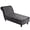 Grey, variant on Luxury Velvet Chaise Lounge Slipcover – High-Stretch, Machine Washable Cover for Armless Chaises – Indoor Chaise Cover for Living Room, Sofa, Bedroom (Taupe)