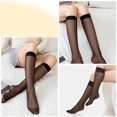 thumbnail image 1 of Dalazy 6a Ensemble de 2 Chaussettes en Nylon Doux pour Femmes Restez Confortable et Chic 1Set, 1 of 6