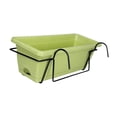 thumbnail image 1 of S SERENABLE Balcony Railing Hanging Planter Flower Pot for Garden Windowsill Countryside green, 1 of 9
