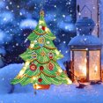thumbnail image 2 of Lámpara Pintura Diamantes 5D Navidad LED Imitación Festiva, 2 of 8