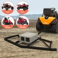 thumbnail image 7 of Garvee Driveway Drag 66" Width, Tow Behind Drag Harrow, 4mm Thick Angle, Heavy Duty Steel Gravel Grader with 2 Adjustable Bars for ATV, UTV, Garden Lawn Tractors, Utility Tractors, 7 of 7