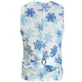 thumbnail image 6 of Mens Casual Suit Printed Christmas Jacket Pants Vest Three Set Of Men Suits & Sets, 6 of 9