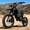 Black—17"/14" wheel, variant on Qronge Electric Dirt Bike for Adults 50 mph Max Speed X1 Spark E-Bike 4500W Peak Mid-Drive Motor 60V 28.8AH Battery up to 60Miles Range off Road Ebike 14"/12" Fat Tire E-Mountain Bike, UL2849 by SGS
