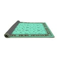 thumbnail image 2 of Ahgly Company Indoor Rectangle Persian Turquoise Blue Traditional Area Rugs, 8' x 10', 2 of 4