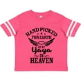 thumbnail image 3 of Inktastic Handpicked for Earth By My Yaya in Heaven with Angel Wings Boys or Girls Toddler T-Shirt, 3 of 5