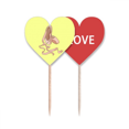 thumbnail image 1 of Dance Pointe Shoes Perforng Garment Toothpick Flag LOVE Heart Lable Cupcake Pick, 1 of 4