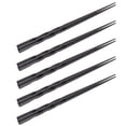 thumbnail image 3 of UPOUART 5 Pairs Fiberglass Chopsticks Set Black Plastic Heat Resistant for Snack and Sashimi, 3 of 8