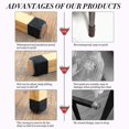 thumbnail image 2 of Silicone Chair Leg Protectors With Felt For Hardwood Floors 24 Pcs, 2 of 4