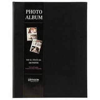 8x10 Photo Album Book 64 Pictures, Simple Leather Hardcover, Photo Album  8x10 for 8x10 Pictures, Artwork, Sketch, Drawings Storage, Black