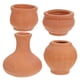 thumbnail image 1 of 4pcs mini macetas de cerámica roja, 1 of 8