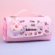 thumbnail image 4 of Estuche para lápices Kawaii, estuche grande para bolígrafos de papelería escolar coreana (rosa donut), 4 of 5