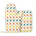 thumbnail image 2 of Honeii Colorful Squirrel patten Oven Mitts and Pot Holders Sets, Baker Oven Mitts, Mittens for Kitchen Decor, Baking Lover over Gloves Gifts, 2 of 7