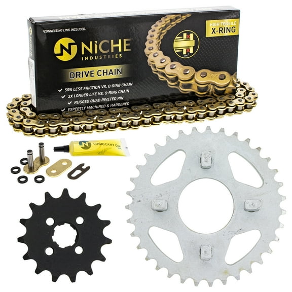Niche Sprocket Chain Set for Honda CT70 15/35T 420 X-Ring Motorcycle MK1004909