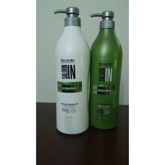 Recamier Professional Salon In  Pro Keratin Ultra Force Shampo & Conditioner Set, 33.8 Fl oz each