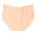 thumbnail image 3 of 4 Pack Women's Middle Waist Cotton Panties Soft Hipster Full Coverage Briefs Plus Size Stretch Briefs, 3 of 5