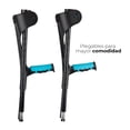 thumbnail image 3 of Muletas Ortopédicas Tipo Canadienses WALKITEASY con Alturas Ajustables para Adultos Soporte para Antebrazo Almohadillas Peso Máximo Soportado 130 kg, 3 of 8