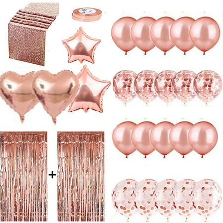 Gold Confetti Baby Shower Confetti Balloons 12