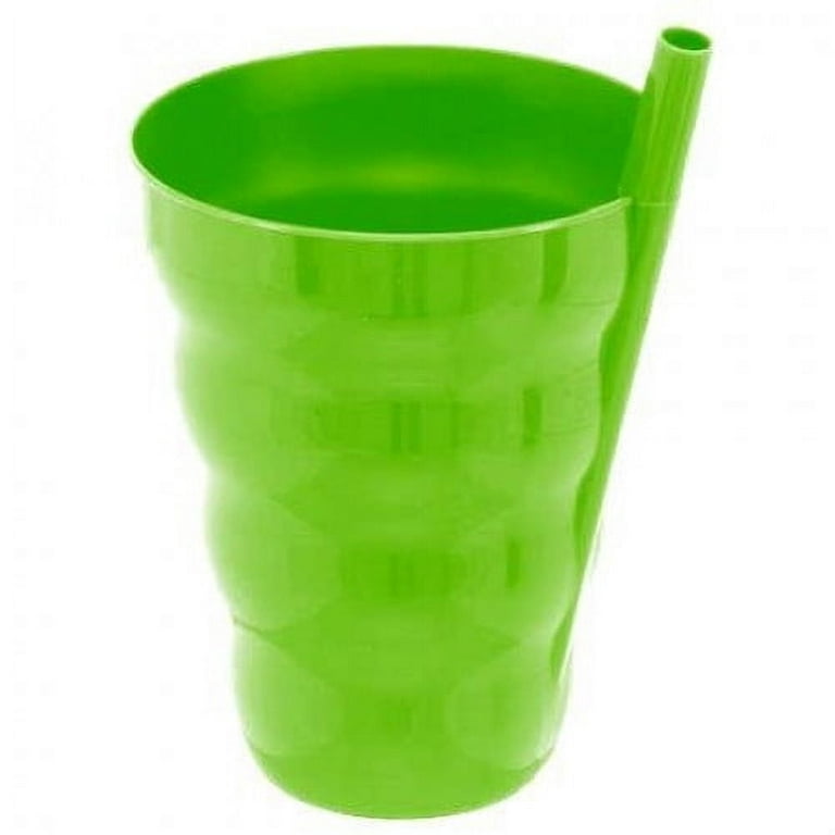 8 Plastic Cup with Built in Straw Sip Dishwasher Safe Assorted Colors Drink  Kids, 1 - Harris Teeter