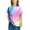 D Multicolor, variant on SGFCWSX Girls Loose Short Sleeve T-Shirt, Kids Stylish Soft Casual Tops Cotton Summer Tees Multicolor Size 7-8 Years