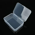 thumbnail image 4 of Rectangular Clear Plastic Storage Containers Box with Hinged Lid for Beads and Other Small Craft Items, 4 of 6