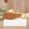 thumbnail image 6 of Modisza Summer Low Heel Sandals for Women 3D Flower Square Open Toe Slides Dressy Summer Beach Flip Flops Vacation Heels 2026 Size 6.5 Yellow, 6 of 8