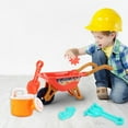 thumbnail image 4 of 6Pcs Kids Beach Sand Toy Set Outdoor Backyard Water Wheel Shovel Molds Tool Box, 4 of 9