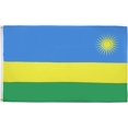 thumbnail image 1 of Drapeau Rwanda 2024 Paris Olympiques - 3x5 Pieds - Bannière Rwandaise en Polyester 100D avec Deux Illets en Métal - Résistant à la Décoloration - Couleurs Vives - 3 Pieds x 5 Pieds Pieds - 150x90 cm Haute Qualité, 1 of 5