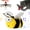Bee, variant on Flying Bat Toy for Dogs & Cats Flapping Wings Interactive Pet Toy | Flying Bat Dog Toy with Chirping Sounds, Flapping Bird Interactive Toy