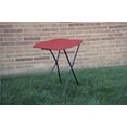 thumbnail image 4 of 18" x 26" Indoor Outdoor Adjustable Height Personal Folding Table, Red, 2-pack, 4 of 8
