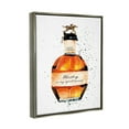 thumbnail image 3 of Stupell Industries Whiskey is My Spirit Animal Quote Liquor Bottle Luster Gray Framed Floating Canvas Wall Art, 16x20, by Mercedes Lopez Charro, 3 of 6