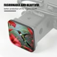 thumbnail image 3 of Hitch Cover Fits For 2-Inch Hitch,Hummingbird Hovering Near Vibrant Red Hibiscus Flowersrubber Trailer Hitch Cover Tube Plug Insert,Car Exterior Accessories, Receiver Tube Hitch Plug, 3 of 6