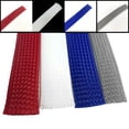 thumbnail image 3 of Funda trenzada extensible Electriduct | Manga de malla de cable flexible altamente ignífuga de poliéster | 3/8"" - 100 pies (gris), 3 of 4